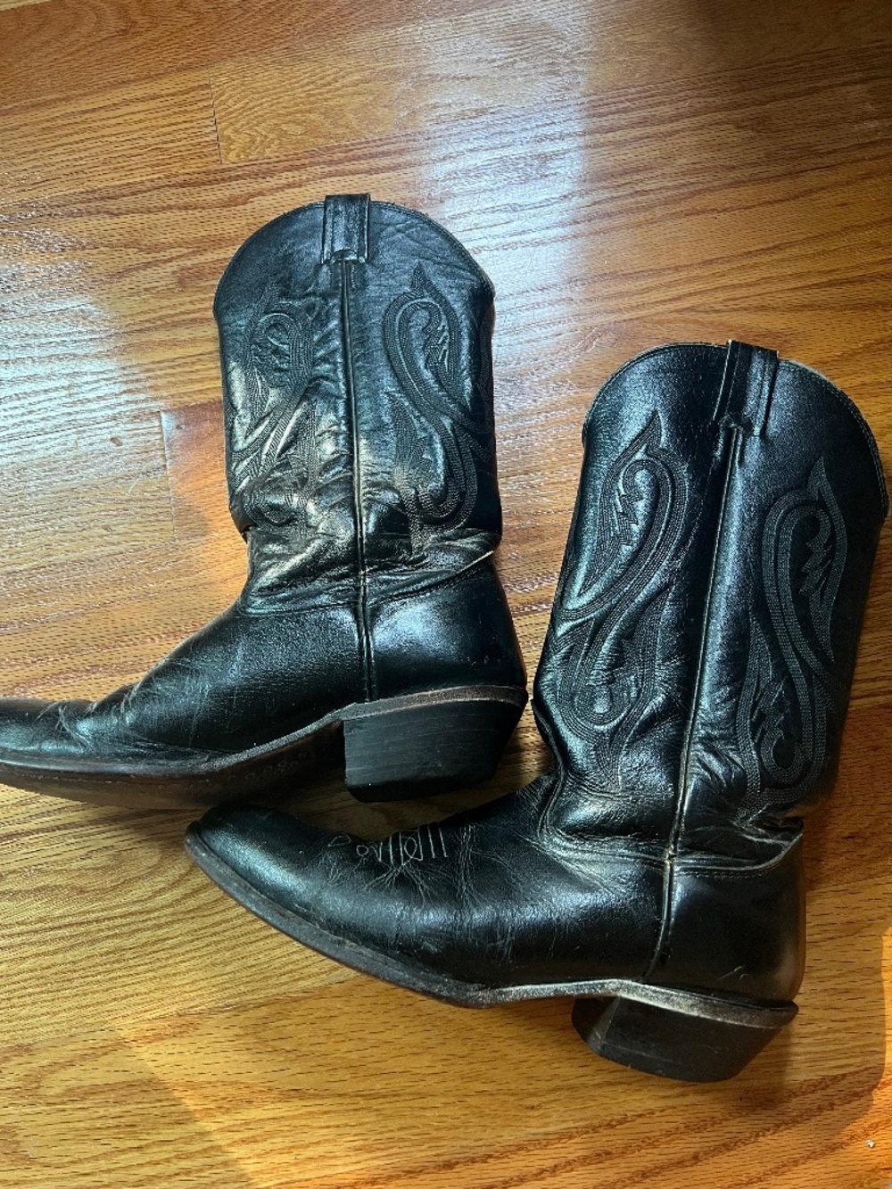 Nocona Cowgirl Boots 9 Black Womens